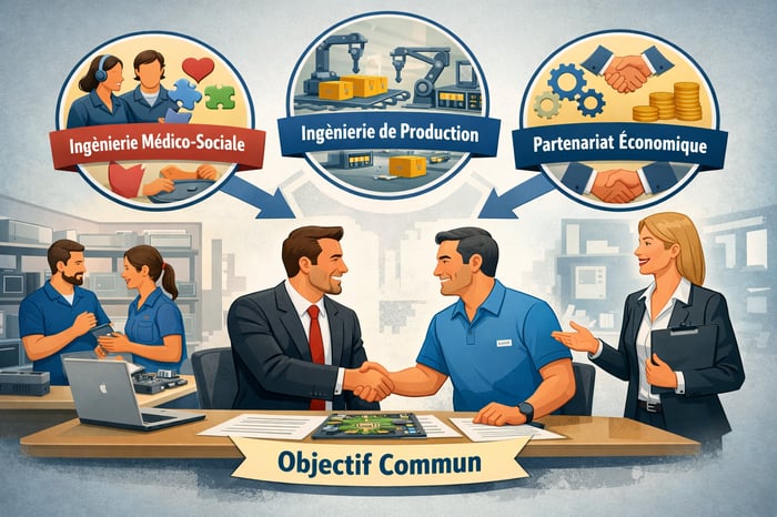 Collaboration et partenariat entre ESAT et entreprise